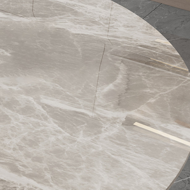 53'' Luxury Sintered Stone Dining Table Extendable Rectangle Table with Metal Pedestal Clearhalo ' dining_table' 'Dining Tables & Seating' 'Dining Tables' 'furn' 'furn_dining_table' 'Furniture' 'furniture_dining_table' 'Kitchen & Dining Furniture' 'kitchen&dining_furn' 'kitchen' 'kitchen_dining_table' 4288453