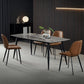 Metal Industrial Rectangle Dining Table Grey Sintered Stone Table with 4 Legs Clearhalo ' dining_table' 'Dining Tables & Seating' 'Dining Tables' 'furn' 'furn_dining_table' 'Furniture' 'furniture_dining_table' 'Kitchen & Dining Furniture' 'kitchen&dining_furn' 'kitchen' 'kitchen_dining_table' 4288475