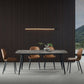 Metal Industrial Rectangle Dining Table Grey Sintered Stone Table with 4 Legs Clearhalo ' dining_table' 'Dining Tables & Seating' 'Dining Tables' 'furn' 'furn_dining_table' 'Furniture' 'furniture_dining_table' 'Kitchen & Dining Furniture' 'kitchen&dining_furn' 'kitchen' 'kitchen_dining_table' 4288476