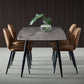 Metal Industrial Rectangle Dining Table Grey Sintered Stone Table with 4 Legs Clearhalo ' dining_table' 'Dining Tables & Seating' 'Dining Tables' 'furn' 'furn_dining_table' 'Furniture' 'furniture_dining_table' 'Kitchen & Dining Furniture' 'kitchen&dining_furn' 'kitchen' 'kitchen_dining_table' 4288477