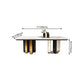 Marble Dining Table for Restaurant Luxury Rectangle Table with Gold Metal Pedestal Clearhalo ' dining_table' 'Dining Tables & Seating' 'Dining Tables' 'furn' 'furn_dining_table' 'Furniture' 'furniture_dining_table' 'Kitchen & Dining Furniture' 'kitchen&dining_furn' 'kitchen' 'kitchen_dining_table' 4288511