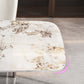 Luxury Sintered Stone Dining Table Rectangle Table with Gold Metal Pedestal Base Clearhalo ' dining_table' 'Dining Tables & Seating' 'Dining Tables' 'furn' 'furn_dining_table' 'Furniture' 'furniture_dining_table' 'Kitchen & Dining Furniture' 'kitchen&dining_furn' 'kitchen' 'kitchen_dining_table' 4288531