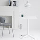 Metal Industrial Square Dining Table Solid Wood Top Table with Pedestal Clearhalo ' dining_table' 'Dining Tables & Seating' 'Dining Tables' 'furn' 'furn_dining_table' 'Furniture' 'furniture_dining_table' 'Kitchen & Dining Furniture' 'kitchen&dining_furn' 'kitchen' 'kitchen_dining_table' 4288539
