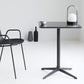 Metal Industrial Square Dining Table Solid Wood Top Table with Pedestal Clearhalo ' dining_table' 'Dining Tables & Seating' 'Dining Tables' 'furn' 'furn_dining_table' 'Furniture' 'furniture_dining_table' 'Kitchen & Dining Furniture' 'kitchen&dining_furn' 'kitchen' 'kitchen_dining_table' 4288540