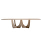 Modern Pine Wood Table for Restaurant Rectangle Kitchen Table with Double Pedestal Natural Without Chairs Clearhalo ' dining_table' 'Dining Tables & Seating' 'Dining Tables' 'furn' 'furn_dining_table' 'Furniture' 'furniture_dining_table' 'Kitchen & Dining Furniture' 'kitchen&dining_furn' 'kitchen' 'kitchen_dining_table' 4289254