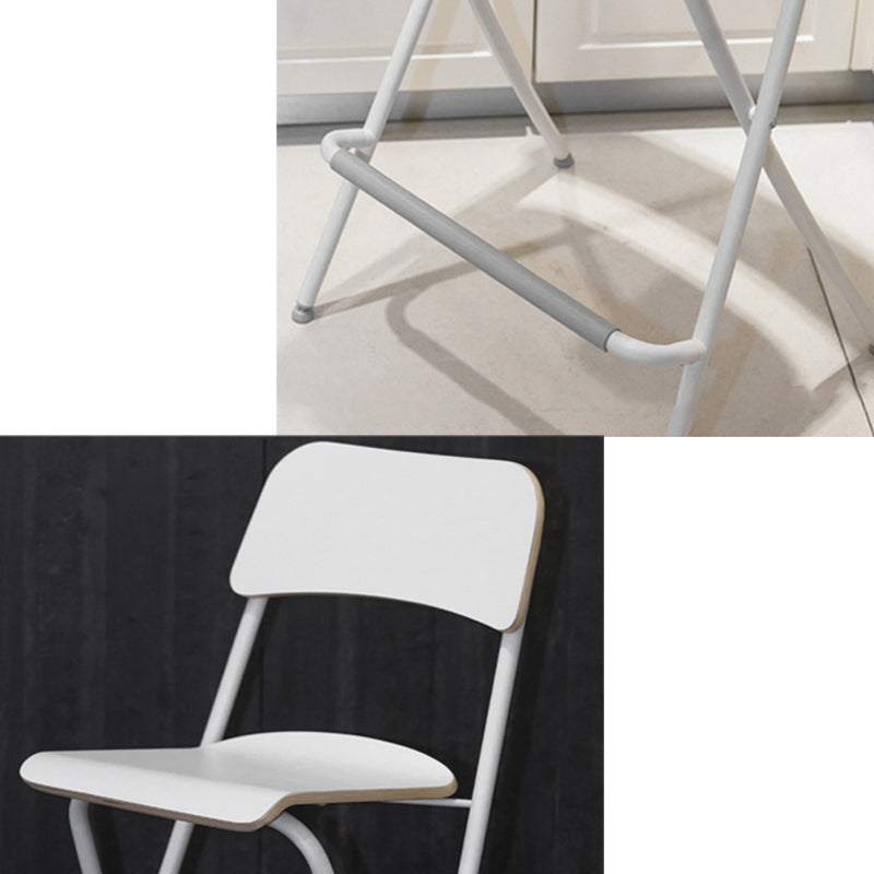 Nordic Wood Folding Barstool Simple Indoor Tall Stool with Square Seat, 1 Piece Clearhalo 'Bar Furniture' 'Bar Stools' 'bar_stools' 'furn' 'furn_bar_stools' 'furniture_bar_stools' 'Kitchen & Dining Furniture' 'kitchen&dining_furn' 'kitchen' 'kitchen_furn' Furniture' 4289833