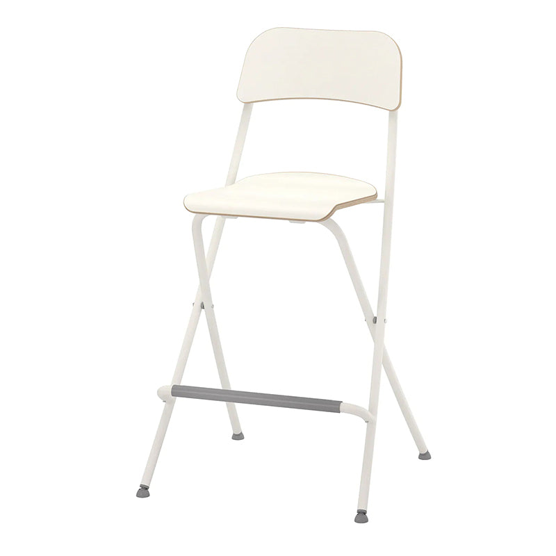 Nordic Wood Folding Barstool Simple Indoor Tall Stool with Square Seat, 1 Piece Clearhalo 'Bar Furniture' 'Bar Stools' 'bar_stools' 'furn' 'furn_bar_stools' 'furniture_bar_stools' 'Kitchen & Dining Furniture' 'kitchen&dining_furn' 'kitchen' 'kitchen_furn' Furniture' 4289834