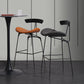 Nordic Iron Simple Barstool Indoor Tall Stool with Imitation Leather Seat(set of 2) Clearhalo 'Bar Furniture' 'Bar Stools' 'bar_stools' 'furn' 'furn_bar_stools' 'furniture_bar_stools' 'Kitchen & Dining Furniture' 'kitchen&dining_furn' 'kitchen' 'kitchen_furn' Furniture' 4289846