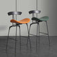 Nordic Iron Simple Barstool Indoor Tall Stool with Imitation Leather Seat(set of 2) Clearhalo 'Bar Furniture' 'Bar Stools' 'bar_stools' 'furn' 'furn_bar_stools' 'furniture_bar_stools' 'Kitchen & Dining Furniture' 'kitchen&dining_furn' 'kitchen' 'kitchen_furn' Furniture' 4289848