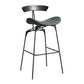 Nordic Iron Simple Barstool Indoor Tall Stool with Imitation Leather Seat(set of 2) Clearhalo 'Bar Furniture' 'Bar Stools' 'bar_stools' 'furn' 'furn_bar_stools' 'furniture_bar_stools' 'Kitchen & Dining Furniture' 'kitchen&dining_furn' 'kitchen' 'kitchen_furn' Furniture' 4289851