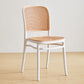 Nordic Plastic Simple Barstool Indoor Tall Stool with Imitation Rattan Seat White 1 Piece Short Stool(18"H) Clearhalo 'Bar Furniture' 'Bar Stools' 'bar_stools' 'furn' 'furn_bar_stools' 'furniture_bar_stools' 'Kitchen & Dining Furniture' 'kitchen&dining_furn' 'kitchen' 'kitchen_furn' Furniture' 4289879