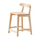 Industrial Wood Low Back Barstool Simple Indoor Tall Stool with Square Seat Clearhalo 'Bar Furniture' 'Bar Stools' 'bar_stools' 'furn' 'furn_bar_stools' 'furniture_bar_stools' 'Kitchen & Dining Furniture' 'kitchen&dining_furn' 'kitchen' 'kitchen_furn' Furniture' 4289898