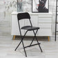 Nordic Steel Simple Folding Barstool 29" H Birch Tall Stool, 1 Piece Clearhalo 'Bar Furniture' 'Bar Stools' 'bar_stools' 'furn' 'furn_bar_stools' 'furniture_bar_stools' 'Kitchen & Dining Furniture' 'kitchen&dining_furn' 'kitchen' 'kitchen_furn' Furniture' 4290033