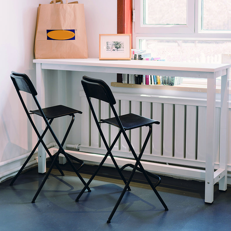 Nordic Steel Simple Folding Barstool 29" H Birch Tall Stool, 1 Piece Clearhalo 'Bar Furniture' 'Bar Stools' 'bar_stools' 'furn' 'furn_bar_stools' 'furniture_bar_stools' 'Kitchen & Dining Furniture' 'kitchen&dining_furn' 'kitchen' 'kitchen_furn' Furniture' 4290036