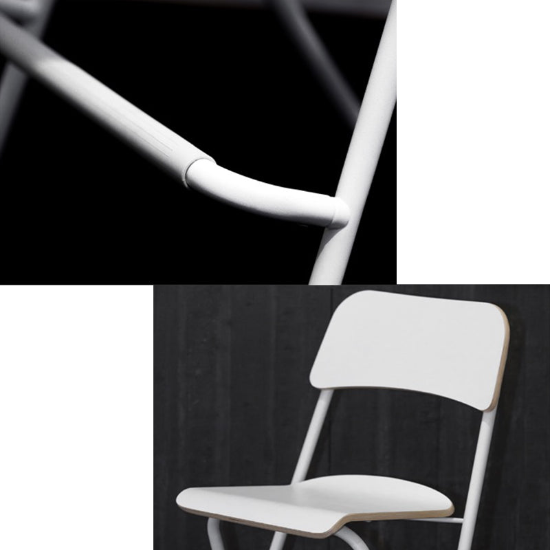 Nordic Steel Simple Folding Barstool 29" H Birch Tall Stool, 1 Piece Clearhalo 'Bar Furniture' 'Bar Stools' 'bar_stools' 'furn' 'furn_bar_stools' 'furniture_bar_stools' 'Kitchen & Dining Furniture' 'kitchen&dining_furn' 'kitchen' 'kitchen_furn' Furniture' 4290042