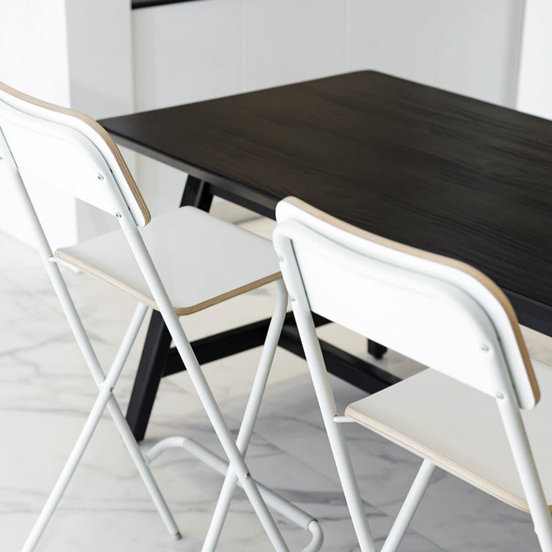 Nordic Steel Simple Folding Barstool 29" H Birch Tall Stool, 1 Piece Clearhalo 'Bar Furniture' 'Bar Stools' 'bar_stools' 'furn' 'furn_bar_stools' 'furniture_bar_stools' 'Kitchen & Dining Furniture' 'kitchen&dining_furn' 'kitchen' 'kitchen_furn' Furniture' 4290047