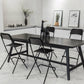 Nordic Steel Simple Folding Barstool 29" H Birch Tall Stool, 1 Piece Clearhalo 'Bar Furniture' 'Bar Stools' 'bar_stools' 'furn' 'furn_bar_stools' 'furniture_bar_stools' 'Kitchen & Dining Furniture' 'kitchen&dining_furn' 'kitchen' 'kitchen_furn' Furniture' 4290050
