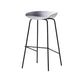 Scandinavian Metal Black Counter Stools Bucket Seat Bar Stools with Footrest Clearhalo 'Bar Furniture' 'Bar Stools' 'bar_stools' 'furn' 'furn_bar_stools' 'furniture_bar_stools' 'Kitchen & Dining Furniture' 'kitchen&dining_furn' 'kitchen' 'kitchen_furn' Furniture' 4290060