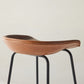 Scandinavian Metal Black Counter Stools Bucket Seat Bar Stools with Footrest Clearhalo 'Bar Furniture' 'Bar Stools' 'bar_stools' 'furn' 'furn_bar_stools' 'furniture_bar_stools' 'Kitchen & Dining Furniture' 'kitchen&dining_furn' 'kitchen' 'kitchen_furn' Furniture' 4290062