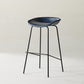 Scandinavian Metal Black Counter Stools Bucket Seat Bar Stools with Footrest Blue 1 Piece Clearhalo 'Bar Furniture' 'Bar Stools' 'bar_stools' 'furn' 'furn_bar_stools' 'furniture_bar_stools' 'Kitchen & Dining Furniture' 'kitchen&dining_furn' 'kitchen' 'kitchen_furn' Furniture' 4290080