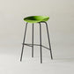 Scandinavian Metal Black Counter Stools Bucket Seat Bar Stools with Footrest Green 1 Piece Clearhalo 'Bar Furniture' 'Bar Stools' 'bar_stools' 'furn' 'furn_bar_stools' 'furniture_bar_stools' 'Kitchen & Dining Furniture' 'kitchen&dining_furn' 'kitchen' 'kitchen_furn' Furniture' 4290089
