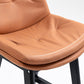 Scandinavian Wood Upholstered Counter Stools Low Back Bar Stools with Footrest Clearhalo 'Bar Furniture' 'Bar Stools' 'bar_stools' 'furn' 'furn_bar_stools' 'furniture_bar_stools' 'Kitchen & Dining Furniture' 'kitchen&dining_furn' 'kitchen' 'kitchen_furn' Furniture' 4290104