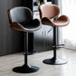 Scandinavian Adjustable Height Swivel Counter Stools Leather Wood Bar Stools (1 Piece) Clearhalo 'Bar Furniture' 'Bar Stools' 'bar_stools' 'furn' 'furn_bar_stools' 'furniture_bar_stools' 'Kitchen & Dining Furniture' 'kitchen&dining_furn' 'kitchen' 'kitchen_furn' Furniture' 4290165