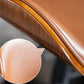 Scandinavian Adjustable Height Swivel Counter Stools Leather Wood Bar Stools (1 Piece) Clearhalo 'Bar Furniture' 'Bar Stools' 'bar_stools' 'furn' 'furn_bar_stools' 'furniture_bar_stools' 'Kitchen & Dining Furniture' 'kitchen&dining_furn' 'kitchen' 'kitchen_furn' Furniture' 4290171