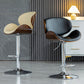 Scandinavian Adjustable Height Swivel Counter Stools Leather Wood Bar Stools (1 Piece) Clearhalo 'Bar Furniture' 'Bar Stools' 'bar_stools' 'furn' 'furn_bar_stools' 'furniture_bar_stools' 'Kitchen & Dining Furniture' 'kitchen&dining_furn' 'kitchen' 'kitchen_furn' Furniture' 4290175