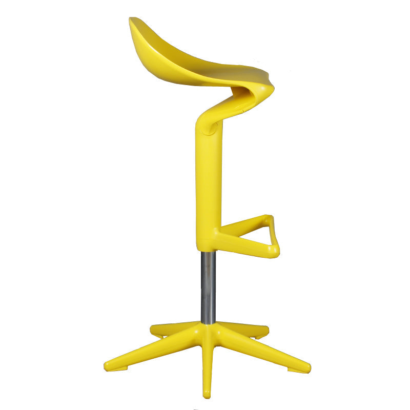 Dinning Room Modern Plastic Barstool Rotating Lifting Macron Bar Stool with Backrests Clearhalo 'Bar Furniture' 'Bar Stools' 'bar_stools' 'furn' 'furn_bar_stools' 'furniture_bar_stools' 'Kitchen & Dining Furniture' 'kitchen&dining_furn' 'kitchen' 'kitchen_furn' Furniture' 4290228