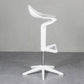 Dinning Room Modern Plastic Barstool Rotating Lifting Macron Bar Stool with Backrests White 1 Piece Clearhalo 'Bar Furniture' 'Bar Stools' 'bar_stools' 'furn' 'furn_bar_stools' 'furniture_bar_stools' 'Kitchen & Dining Furniture' 'kitchen&dining_furn' 'kitchen' 'kitchen_furn' Furniture' 4290243
