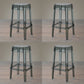 Nordic Style Stackable Barstool Transparent Plastic Bar Stool for Dinning Room Smoke Gray 4 Piece Set Counter Stool(26"H) Clearhalo 'Bar Furniture' 'Bar Stools' 'bar_stools' 'furn' 'furn_bar_stools' 'furniture_bar_stools' 'Kitchen & Dining Furniture' 'kitchen&dining_furn' 'kitchen' 'kitchen_furn' Furniture' 4290264