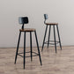 Industrial Style Barstool Indoor Metal 4 Legs Bar Stool for Coffee Shop Clearhalo 'Bar Furniture' 'Bar Stools' 'bar_stools' 'furn' 'furn_bar_stools' 'furniture_bar_stools' 'Kitchen & Dining Furniture' 'kitchen&dining_furn' 'kitchen' 'kitchen_furn' Furniture' 4290293