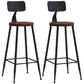 Industrial Style Barstool Indoor Metal 4 Legs Bar Stool for Coffee Shop 2 Piece Set Non-Upholstered Bar Stool(30"H) Clearhalo 'Bar Furniture' 'Bar Stools' 'bar_stools' 'furn' 'furn_bar_stools' 'furniture_bar_stools' 'Kitchen & Dining Furniture' 'kitchen&dining_furn' 'kitchen' 'kitchen_furn' Furniture' 4290299