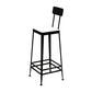 Nordic Style Barstool Indoor Metal 4 Legs Bar Stool for Coffee Shop Clearhalo 'Bar Furniture' 'Bar Stools' 'bar_stools' 'furn' 'furn_bar_stools' 'furniture_bar_stools' 'Kitchen & Dining Furniture' 'kitchen&dining_furn' 'kitchen' 'kitchen_furn' Furniture' 4290318