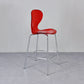 28-inch Height Barstool Modern Indoor Transparent Plastic Bar Stool Red 1 Piece Clearhalo 'Bar Furniture' 'Bar Stools' 'bar_stools' 'furn' 'furn_bar_stools' 'furniture_bar_stools' 'Kitchen & Dining Furniture' 'kitchen&dining_furn' 'kitchen' 'kitchen_furn' Furniture' 4290346