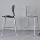 28-inch Height Barstool Modern Indoor Transparent Plastic Bar Stool Clearhalo 'Bar Furniture' 'Bar Stools' 'bar_stools' 'furn' 'furn_bar_stools' 'furniture_bar_stools' 'Kitchen & Dining Furniture' 'kitchen&dining_furn' 'kitchen' 'kitchen_furn' Furniture' 4290347