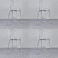 28-inch Height Barstool Modern Indoor Transparent Plastic Bar Stool Clear 4 Piece Set Clearhalo 'Bar Furniture' 'Bar Stools' 'bar_stools' 'furn' 'furn_bar_stools' 'furniture_bar_stools' 'Kitchen & Dining Furniture' 'kitchen&dining_furn' 'kitchen' 'kitchen_furn' Furniture' 4290351