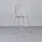 28-inch Height Barstool Modern Indoor Transparent Plastic Bar Stool Clear 1 Piece Clearhalo 'Bar Furniture' 'Bar Stools' 'bar_stools' 'furn' 'furn_bar_stools' 'furniture_bar_stools' 'Kitchen & Dining Furniture' 'kitchen&dining_furn' 'kitchen' 'kitchen_furn' Furniture' 4290352