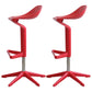 Indoor Modern Plastic Barstool Rotating Lifting Colorful Bar Stool Red 2 Piece Set Clearhalo 'Bar Furniture' 'Bar Stools' 'bar_stools' 'furn' 'furn_bar_stools' 'furniture_bar_stools' 'Kitchen & Dining Furniture' 'kitchen&dining_furn' 'kitchen' 'kitchen_furn' Furniture' 4290369