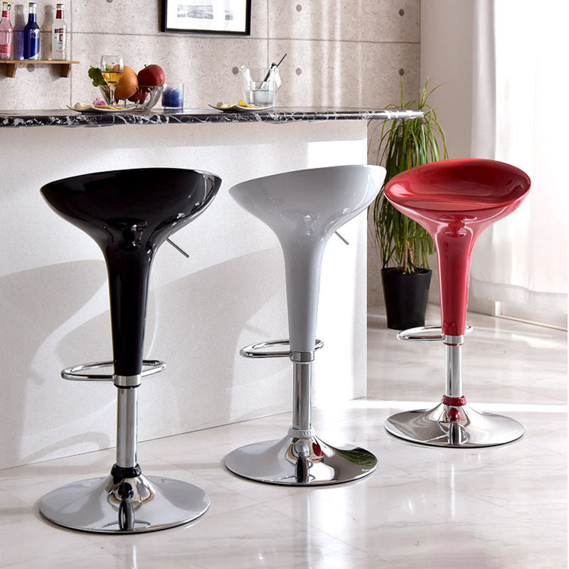 Scandinavian Adjustable Height Counter Stools Metal Bar Stools with Footrest Clearhalo 'Bar Furniture' 'Bar Stools' 'bar_stools' 'furn' 'furn_bar_stools' 'furniture_bar_stools' 'Kitchen & Dining Furniture' 'kitchen&dining_furn' 'kitchen' 'kitchen_furn' Furniture' 4290508