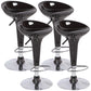Scandinavian Adjustable Height Counter Stools Metal Bar Stools with Footrest Black 4 Piece Set Clearhalo 'Bar Furniture' 'Bar Stools' 'bar_stools' 'furn' 'furn_bar_stools' 'furniture_bar_stools' 'Kitchen & Dining Furniture' 'kitchen&dining_furn' 'kitchen' 'kitchen_furn' Furniture' 4290510