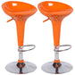 Scandinavian Adjustable Height Counter Stools Metal Bar Stools with Footrest Orange 2 Piece Set Clearhalo 'Bar Furniture' 'Bar Stools' 'bar_stools' 'furn' 'furn_bar_stools' 'furniture_bar_stools' 'Kitchen & Dining Furniture' 'kitchen&dining_furn' 'kitchen' 'kitchen_furn' Furniture' 4290525