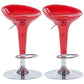 Scandinavian Adjustable Height Counter Stools Metal Bar Stools with Footrest Red 2 Piece Set Clearhalo 'Bar Furniture' 'Bar Stools' 'bar_stools' 'furn' 'furn_bar_stools' 'furniture_bar_stools' 'Kitchen & Dining Furniture' 'kitchen&dining_furn' 'kitchen' 'kitchen_furn' Furniture' 4290531