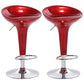 Scandinavian Adjustable Height Counter Stools Metal Bar Stools with Footrest Burgundy 2 Piece Set Clearhalo 'Bar Furniture' 'Bar Stools' 'bar_stools' 'furn' 'furn_bar_stools' 'furniture_bar_stools' 'Kitchen & Dining Furniture' 'kitchen&dining_furn' 'kitchen' 'kitchen_furn' Furniture' 4290534