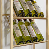 Nordic Style Bar Table Stone Top Pub Table with Wine Cabinet for Dining Room Clearhalo 'Bar Furniture' 'Bar Tables' 'bar_tables' 'furn' 'furn_bar_tables' 'Furniture' 'furniture_bar_tables' 'Kitchen & Dining Furniture' 'kitchen&dining_furn' 'kitchen' 4296171