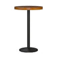 Industrial Wood Top Counter Table Black Metal Base Table for Coffee Shop Clearhalo 'Bar Furniture' 'Bar Tables' 'bar_tables' 'furn' 'furn_bar_tables' 'Furniture' 'furniture_bar_tables' 'Kitchen & Dining Furniture' 'kitchen&dining_furn' 'kitchen' 4296201