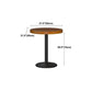 Industrial Wood Top Counter Table Black Metal Base Table for Coffee Shop Clearhalo 'Bar Furniture' 'Bar Tables' 'bar_tables' 'furn' 'furn_bar_tables' 'Furniture' 'furniture_bar_tables' 'Kitchen & Dining Furniture' 'kitchen&dining_furn' 'kitchen' 4296208