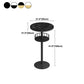 Marble Indoor Glam Bar Dining Table Iron Bistro Table with Single Pedestal Clearhalo 'Bar Furniture' 'Bar Tables' 'bar_tables' 'furn' 'furn_bar_tables' 'Furniture' 'furniture_bar_tables' 'Kitchen & Dining Furniture' 'kitchen&dining_furn' 'kitchen' 4296245