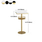 Marble Indoor Glam Bar Dining Table Iron Bistro Table with Single Pedestal Clearhalo 'Bar Furniture' 'Bar Tables' 'bar_tables' 'furn' 'furn_bar_tables' 'Furniture' 'furniture_bar_tables' 'Kitchen & Dining Furniture' 'kitchen&dining_furn' 'kitchen' 4296246